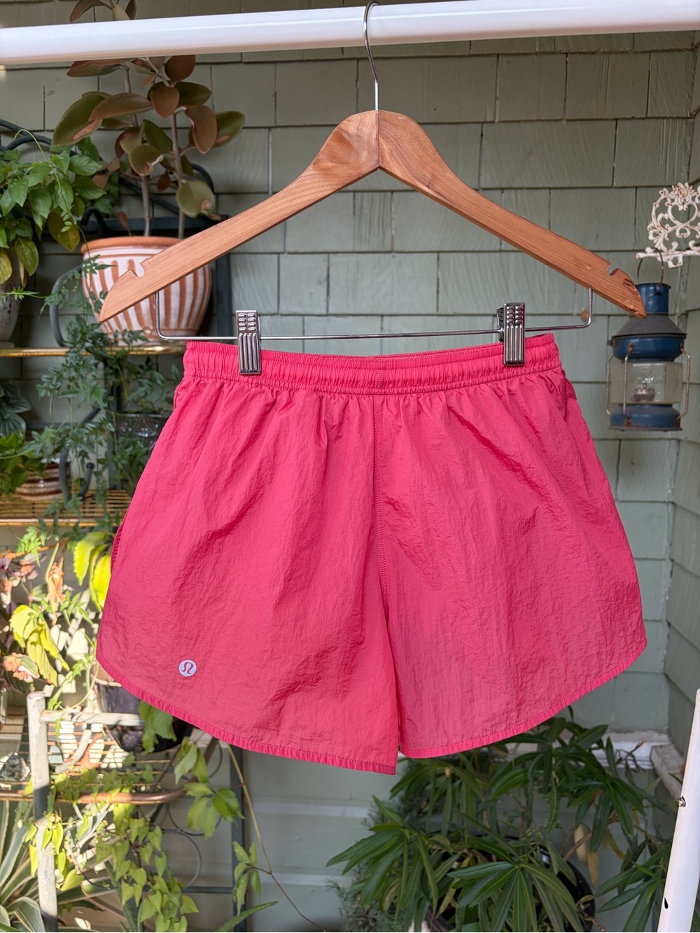 Lululemon Lined Pink Workout Shorts